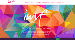 Desktop Screenshot of ibizamusicvideofestival.com